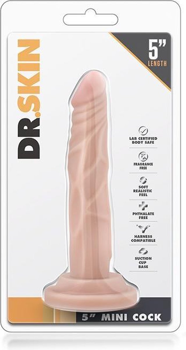 Dr Skin Dr. Skin - Realistische Mini Dildo Met Zuignap - - Beige