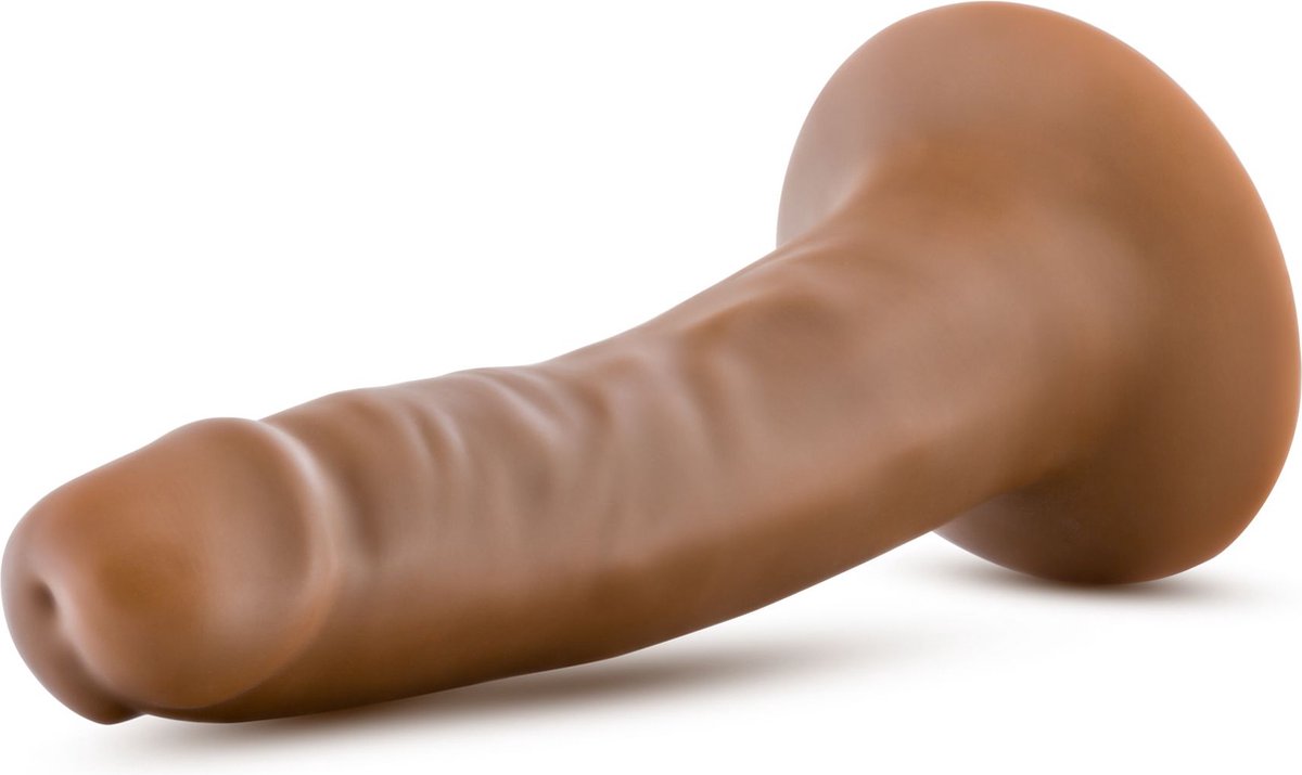 Dr Skin Dr. Skin - Realistische Dildo Met Zuignap 14 cm - Mocha - Bruin