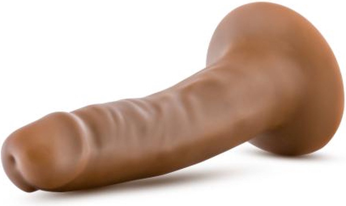 Dr Skin Dr. Skin - Realistische Dildo Met Zuignap 14 cm - Mocha - Bruin