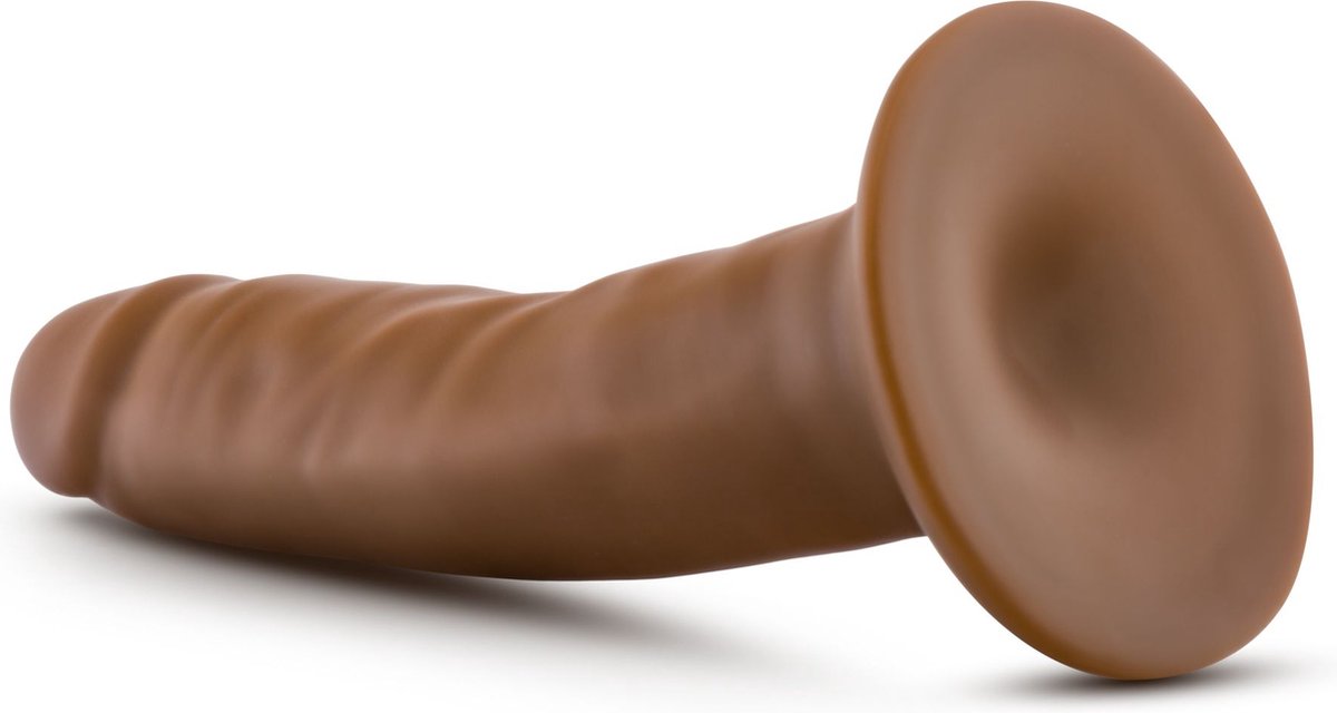 Dr Skin Dr. Skin - Realistische Dildo Met Zuignap 14 cm - Mocha - Bruin