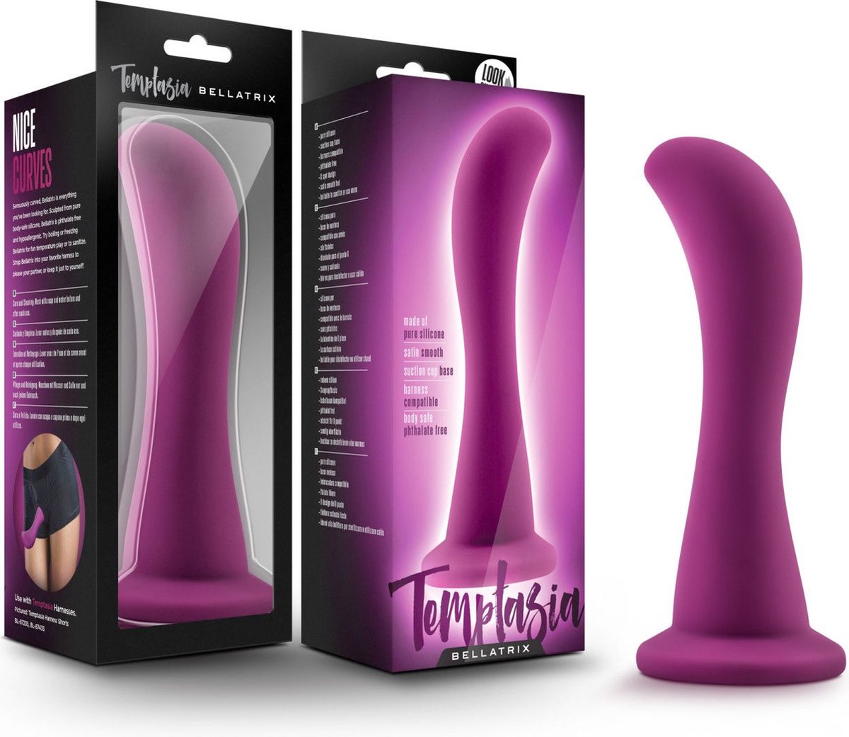 Temptasia - Bellatrix Dildo - Plum - Paars