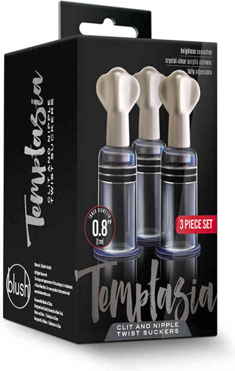 Temptasia - Clitoris En Tepel Zuigers - Set Van 3