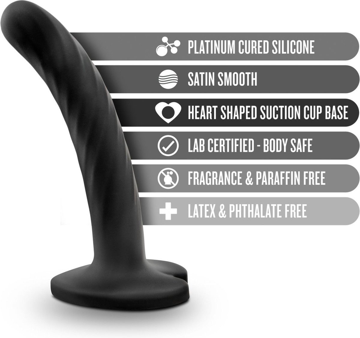 Temptasia - Twist Dildo - Small - Zwart