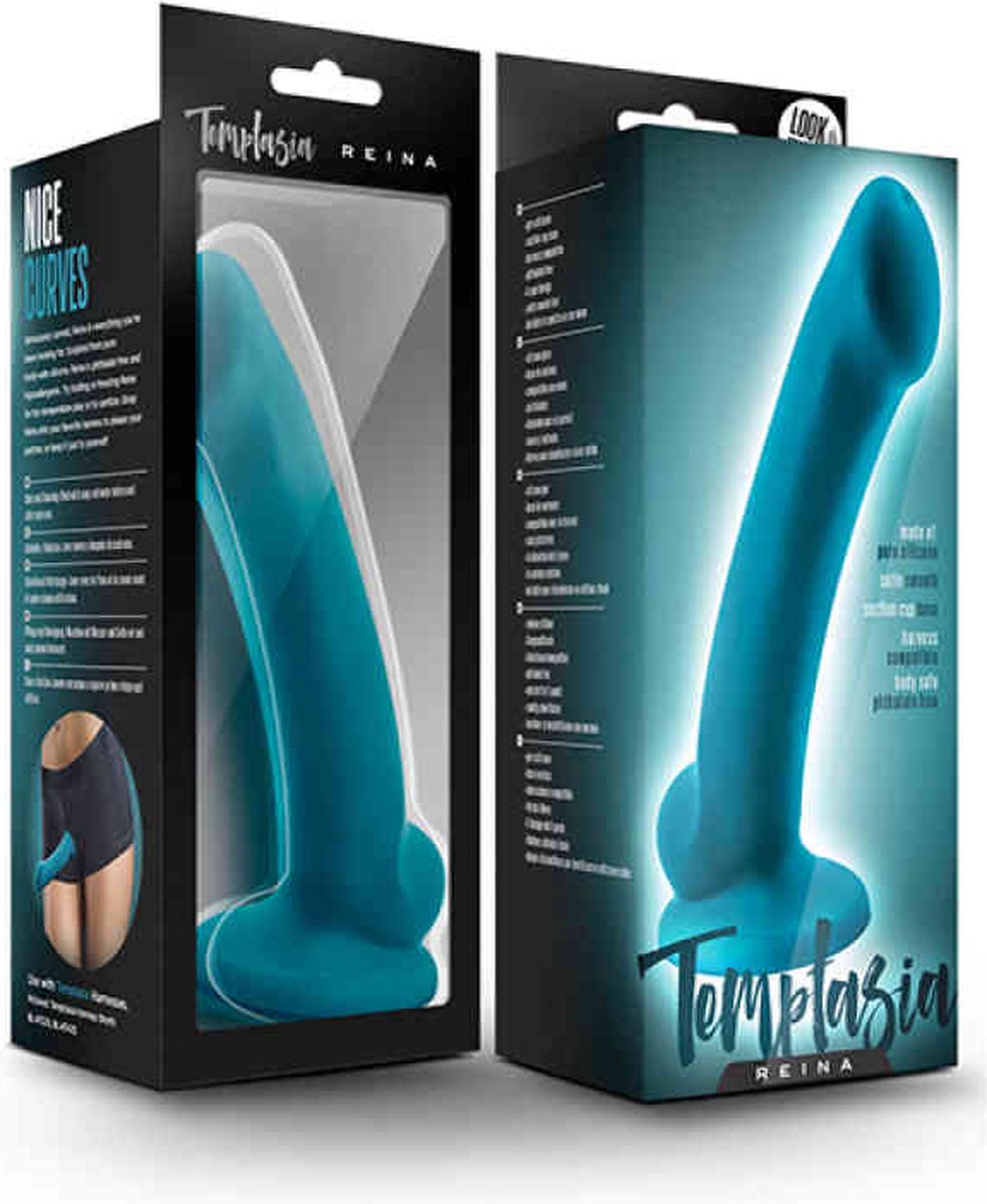 Temptasia - Reina Dildo - Teal - Blauw