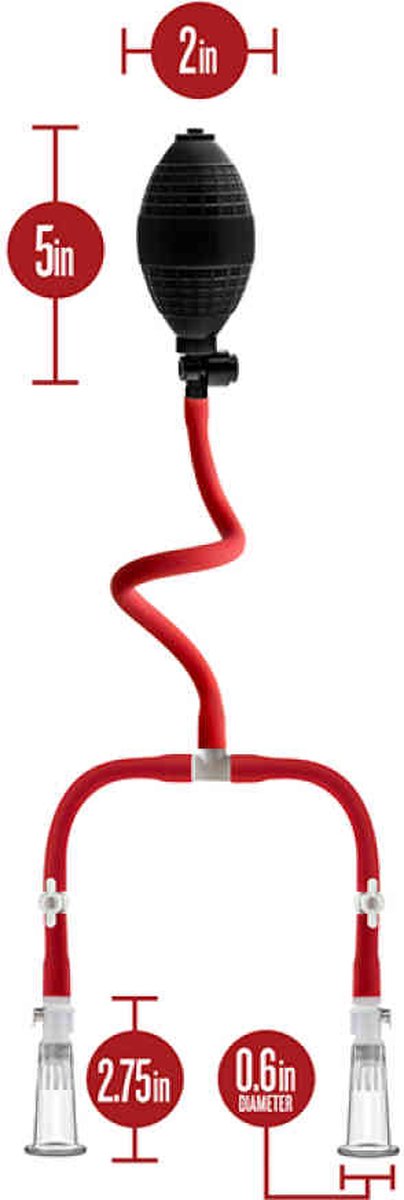 Temptasia - Tepel Zuigers Met Pompsysteem