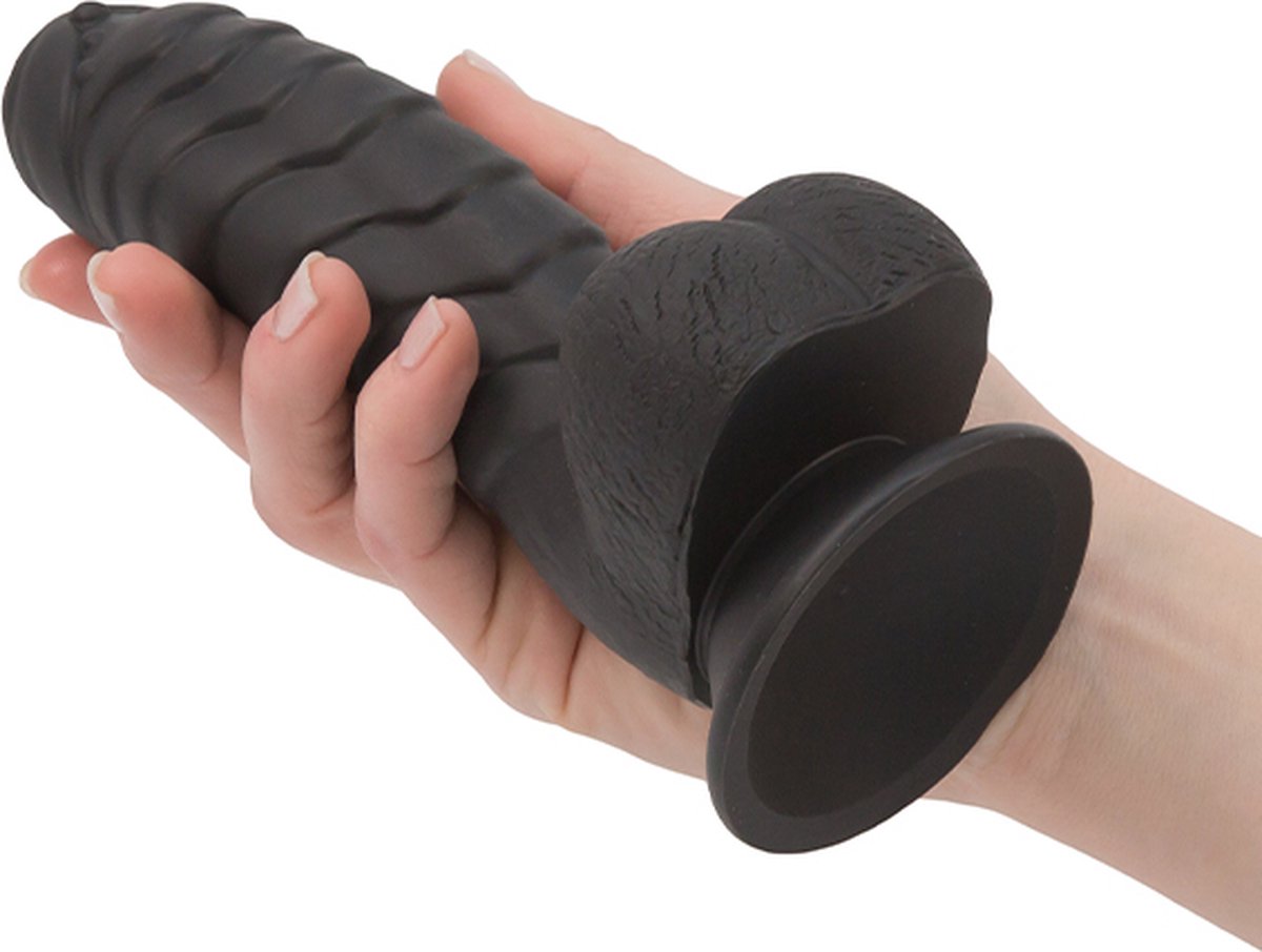 Addiction - Ben Dildo Met Zuignap - 17 cm - Zwart
