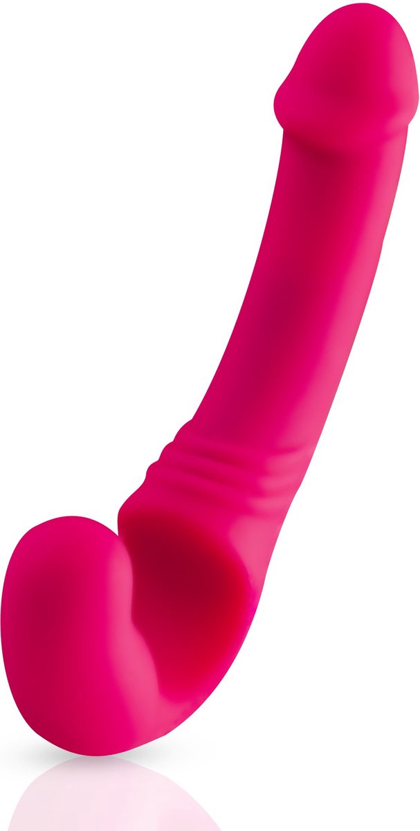 Easy Choice Love Rider Strapless Strap On Vibrator - Roze