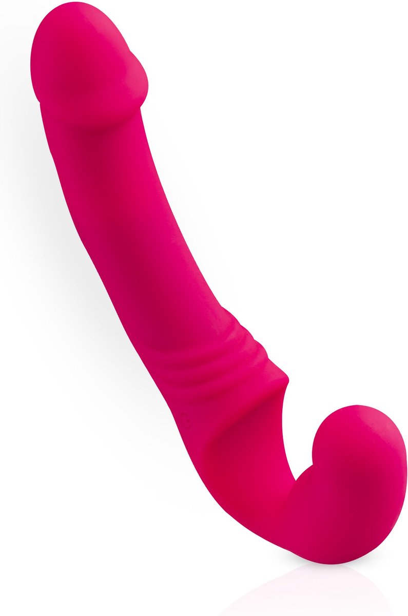 Easy Choice Love Rider Strapless Strap On Vibrator - Roze