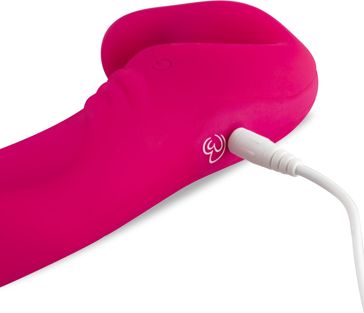 Easy Choice Love Rider Strapless Strap On Vibrator - Roze