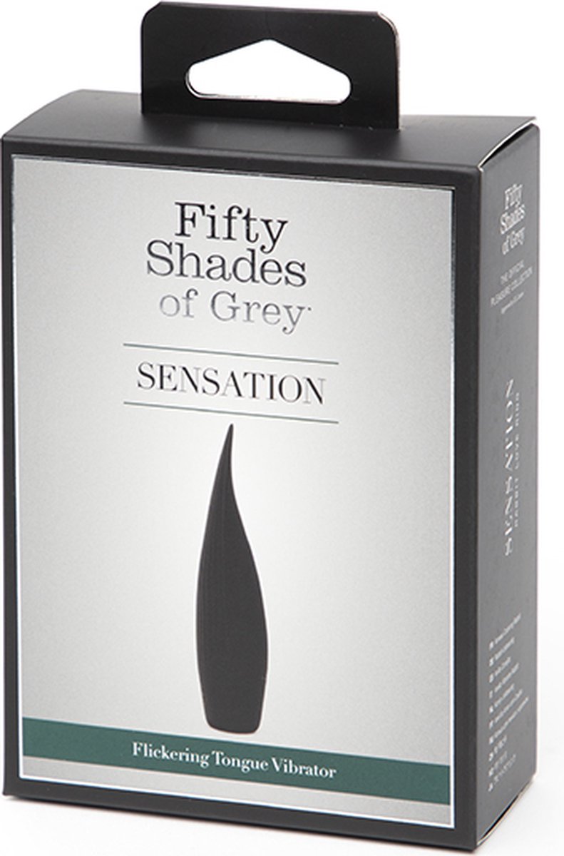 - Sensation Oplaadbare Tong Vibrator - Zwart