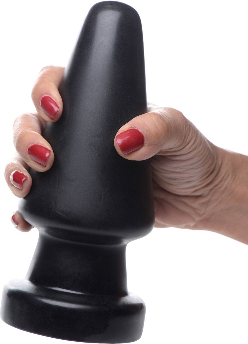 Master Series Ass max - Anaalplug Voor Gevorderden - Large - Zwart