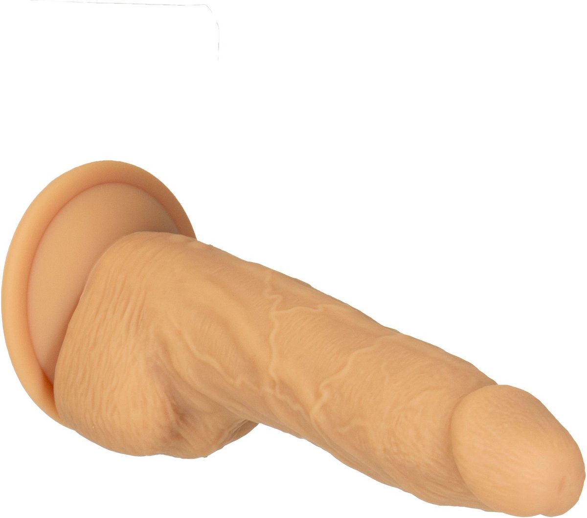 Naked Addiction Roterende & Vibrerende Dildo - 20 cm - Bruin
