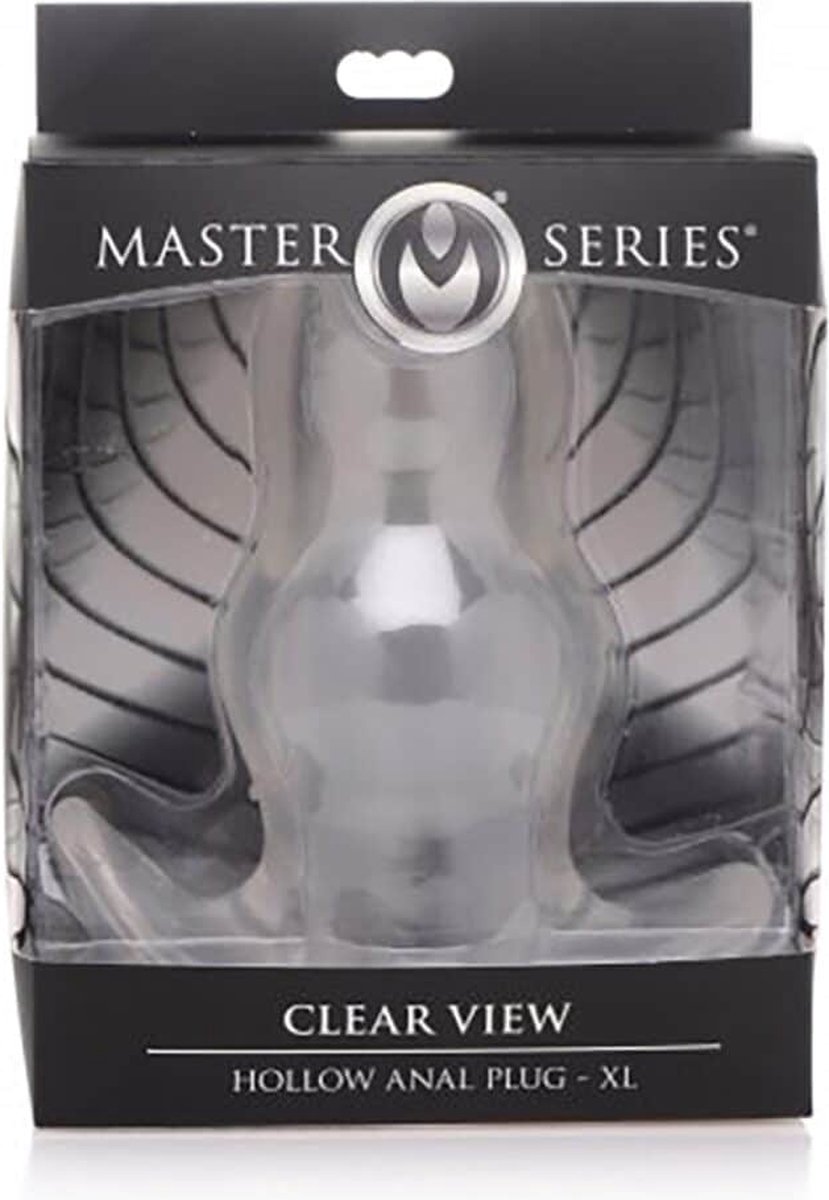 Master Series Clear View Holle Anaal Plug - X-Large