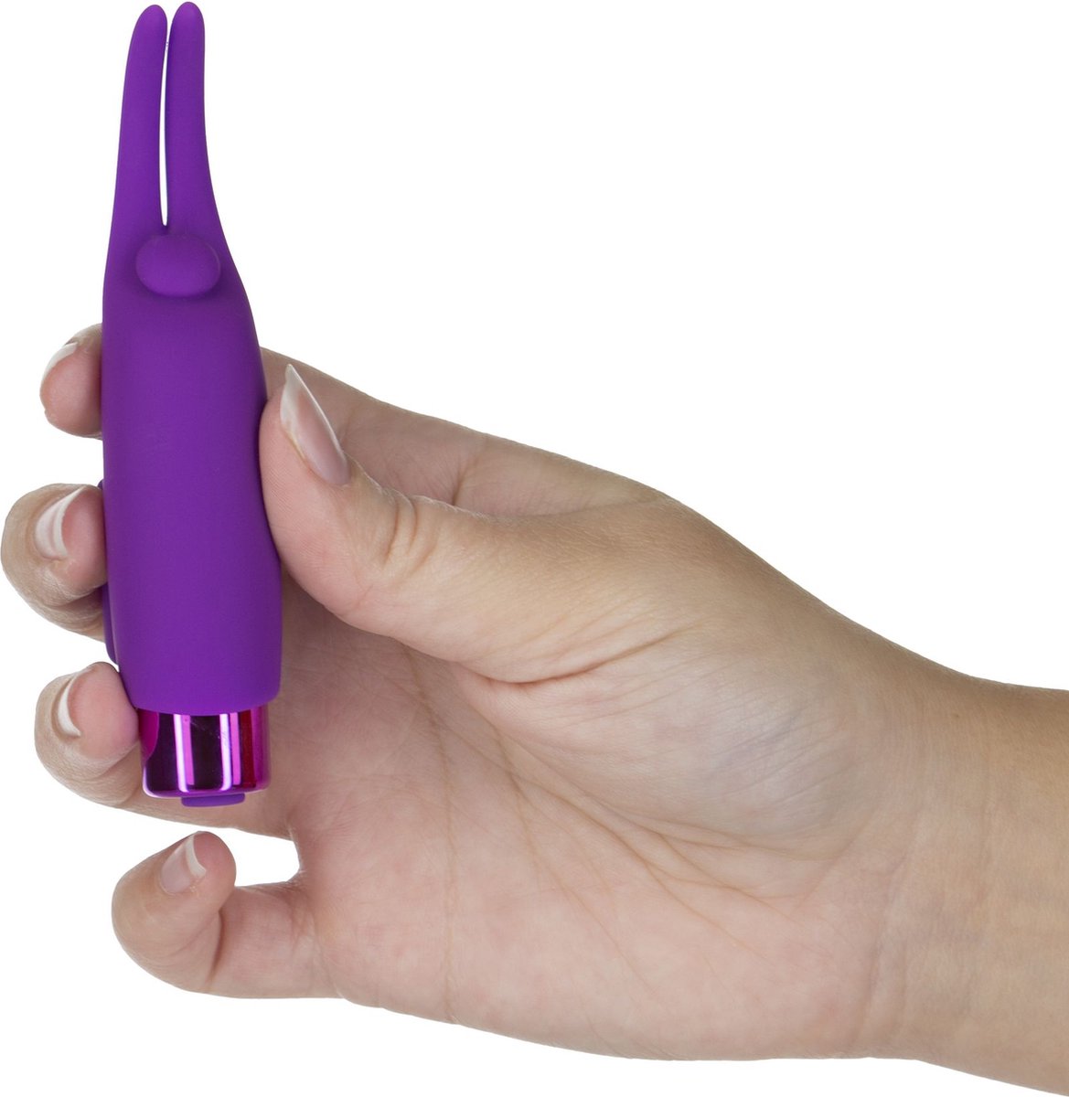 PowerBullet Teasing Tongue Vinger Vibrator - - Paars
