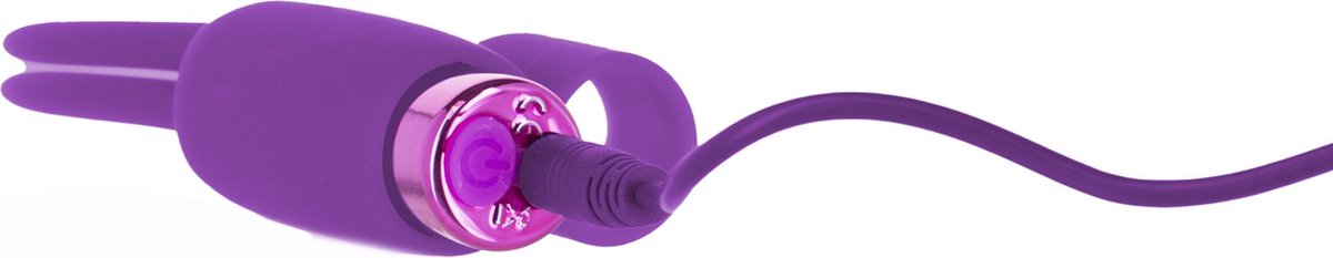 PowerBullet Teasing Tongue Vinger Vibrator - - Paars