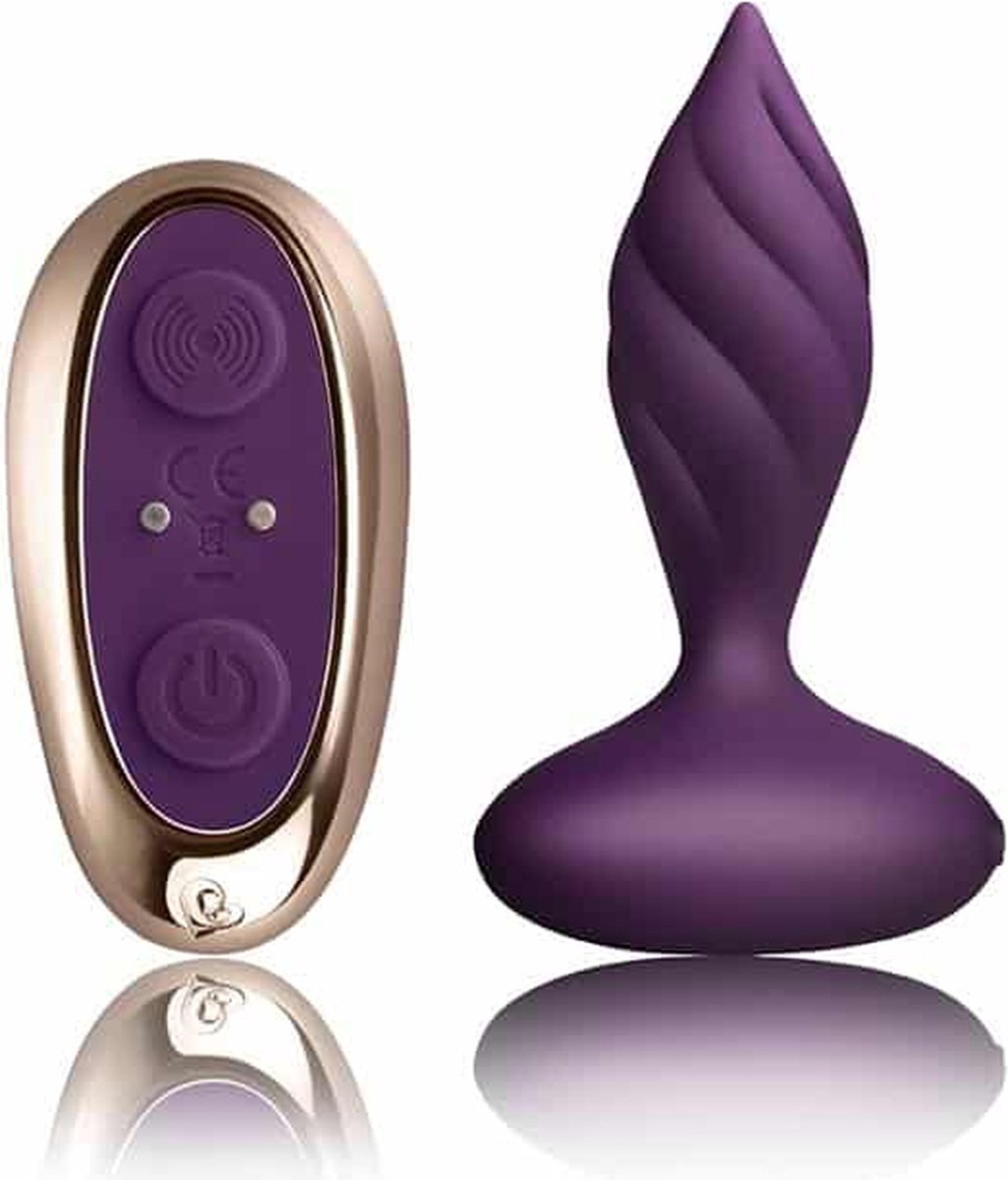 Rocks Off Rocks-Off - Petite Sensations Desire Vibrerende Anaalplug - - Paars