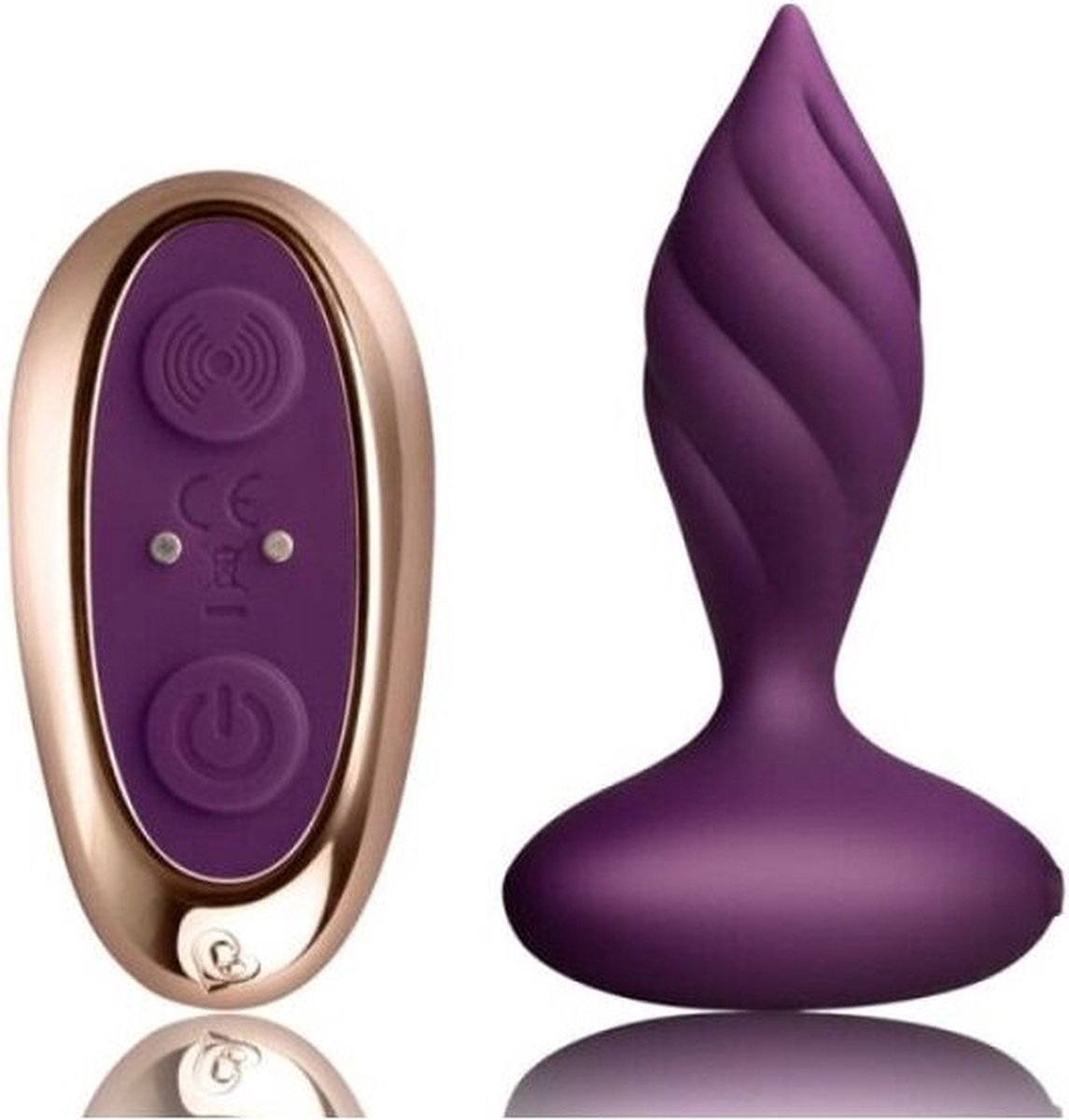 Rocks Off Rocks-Off - Petite Sensations Desire Vibrerende Anaalplug - - Paars