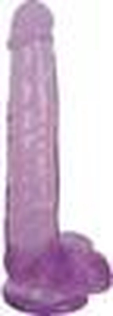 Lollicock - Dildo Slim Stick With Balls - 20 cm - Paars