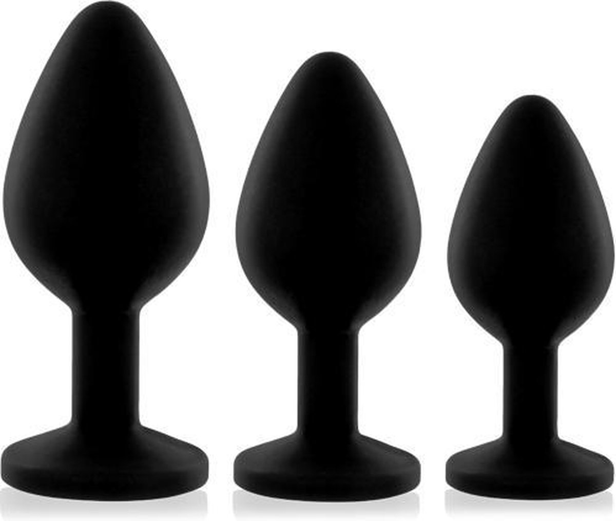 Rianne S - Soiree Booty Plug Set - - Zwart