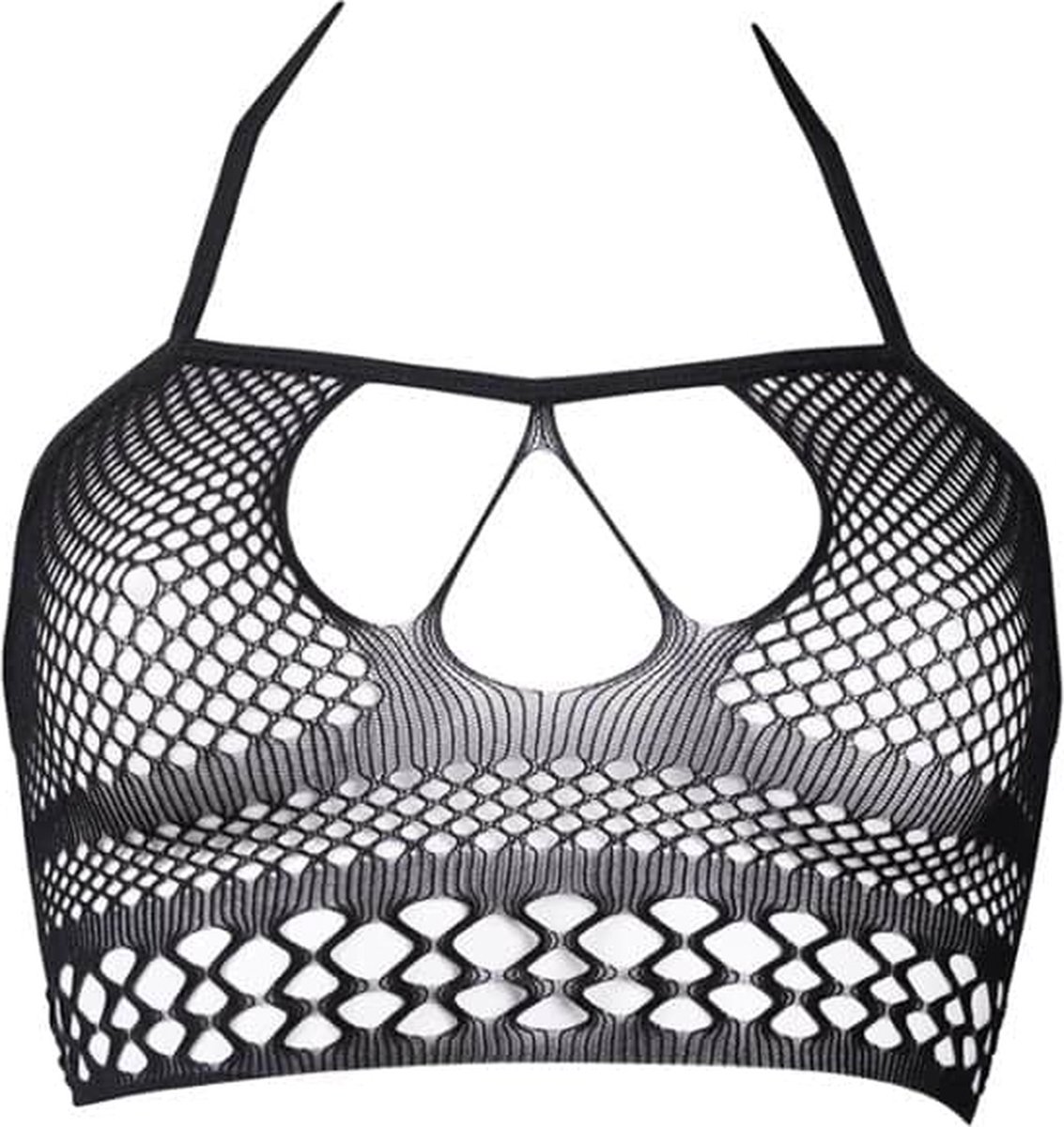 Strappy Halter Top - Zwart