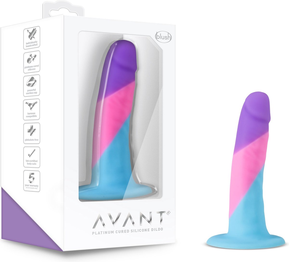 Avant - Siliconen Dildo Met Zuignap - Vision of Love