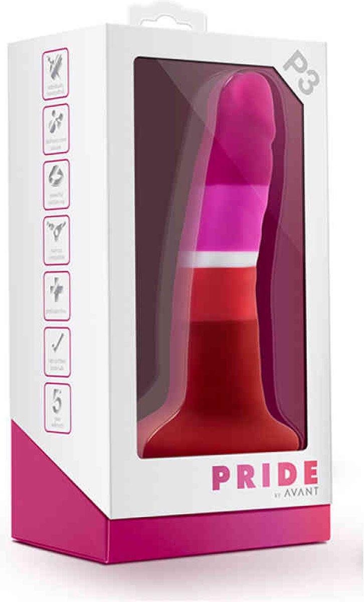 Avant - Pride Siliconen Dildo Met Zuignap - Beauty