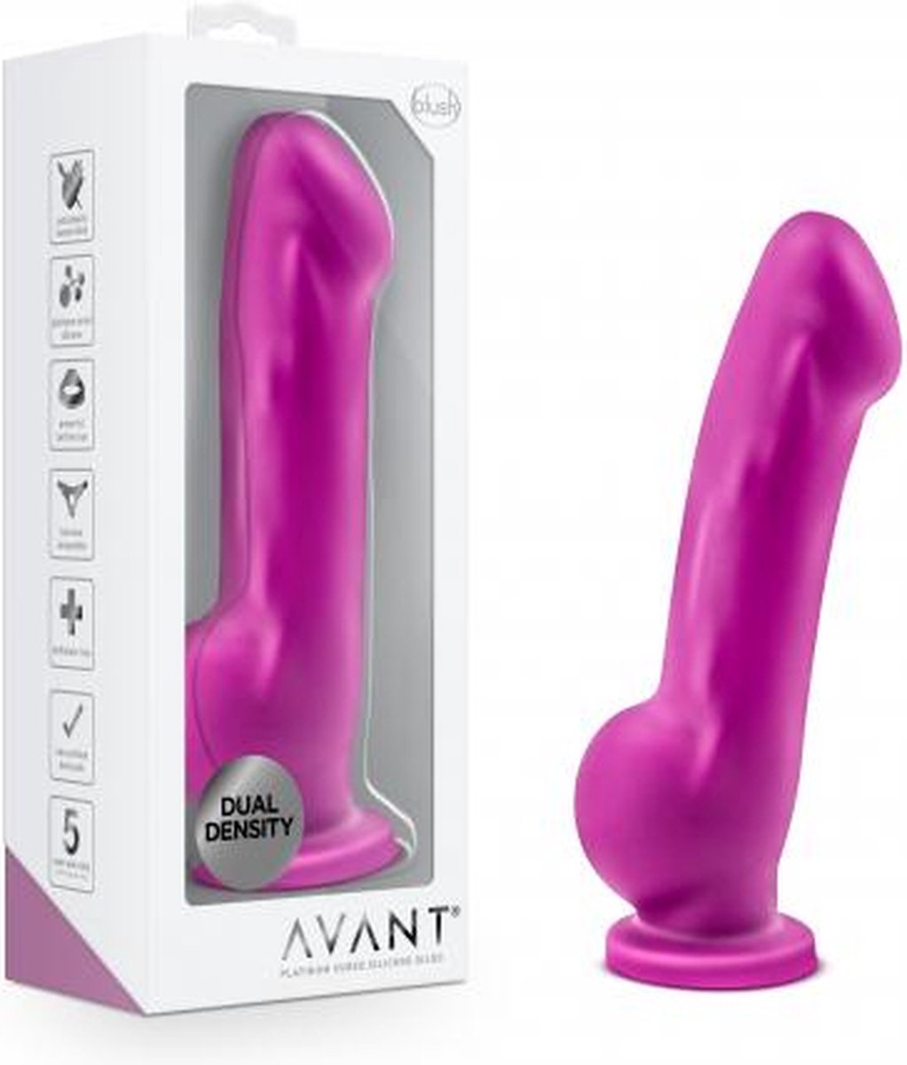 Avant - Ergo Siliconen Dildo Met Zuignap - Violet - Paars