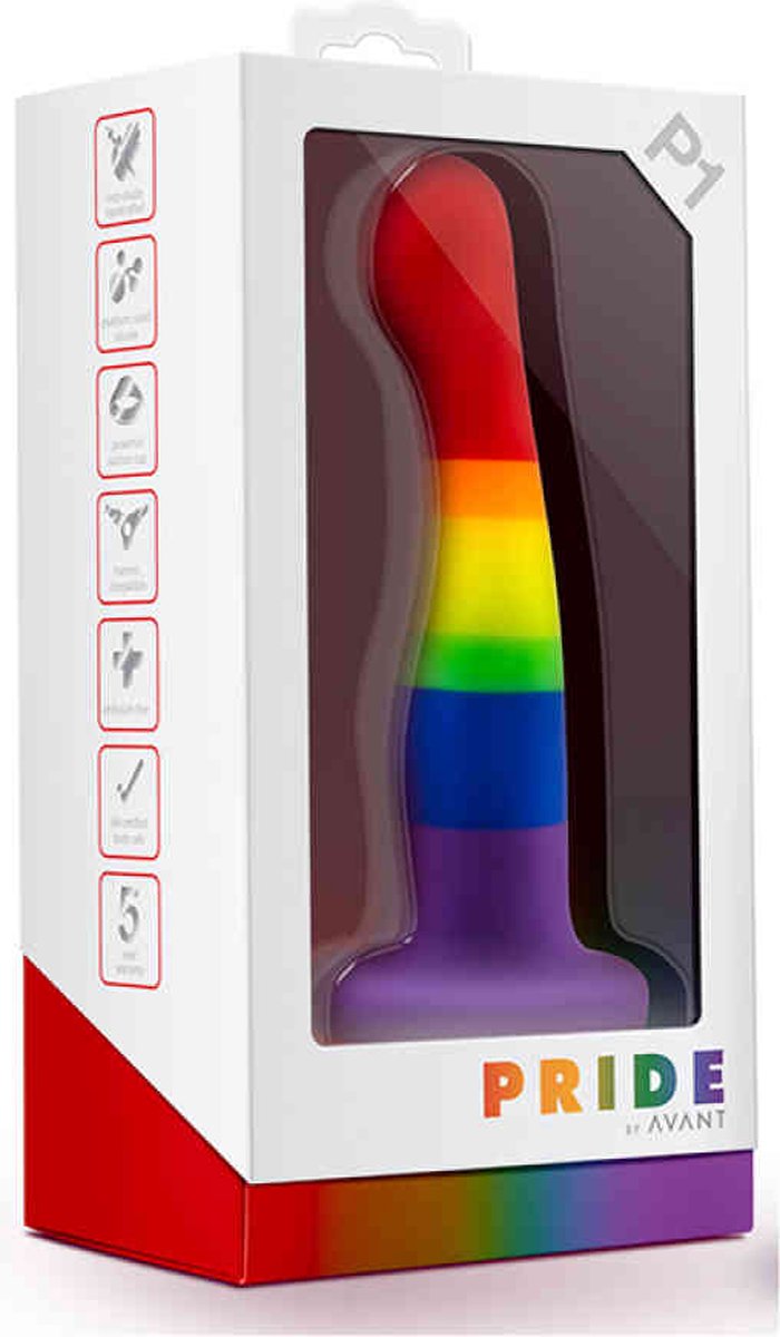 Avant - Pride Siliconen Dildo Met Zuignap - Freedom