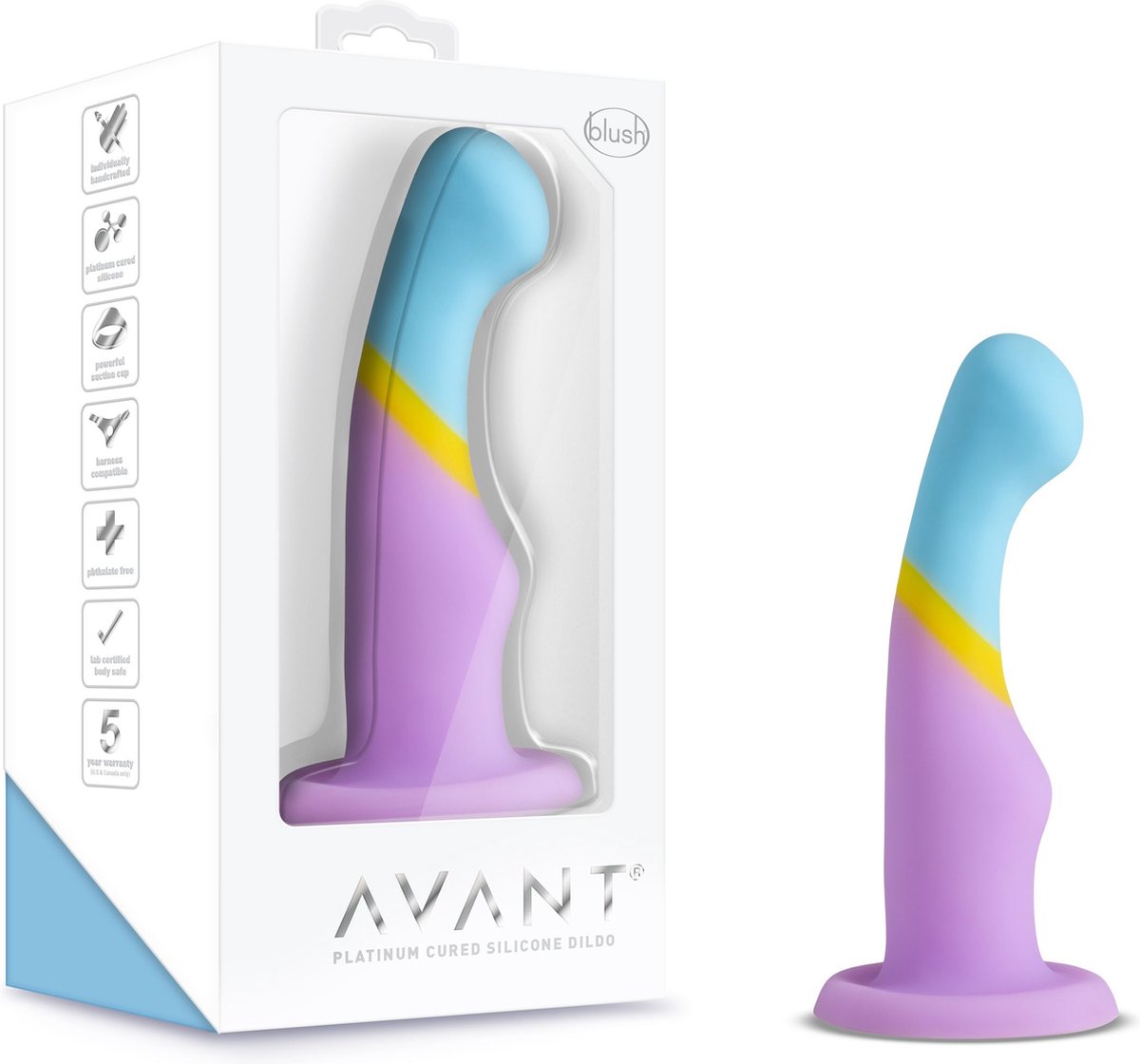 Avant - Siliconen Dildo Met Zuignap - Heart of Gold