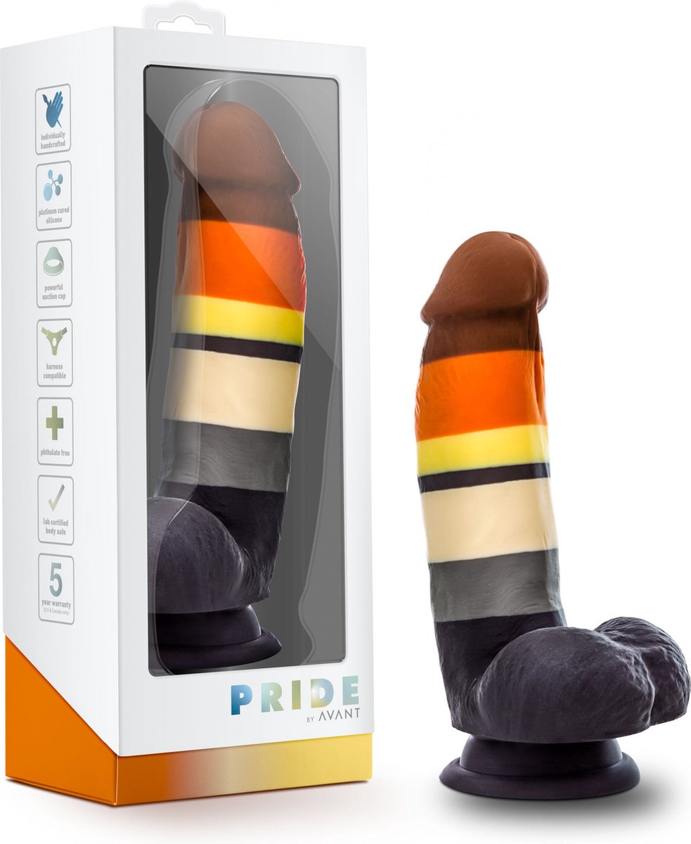 Avant - Pride Siliconen Dildo Met Zuignap - Bear