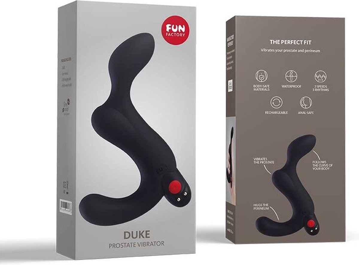 Fun Factory Anaal Vibrator Duke - Zwart