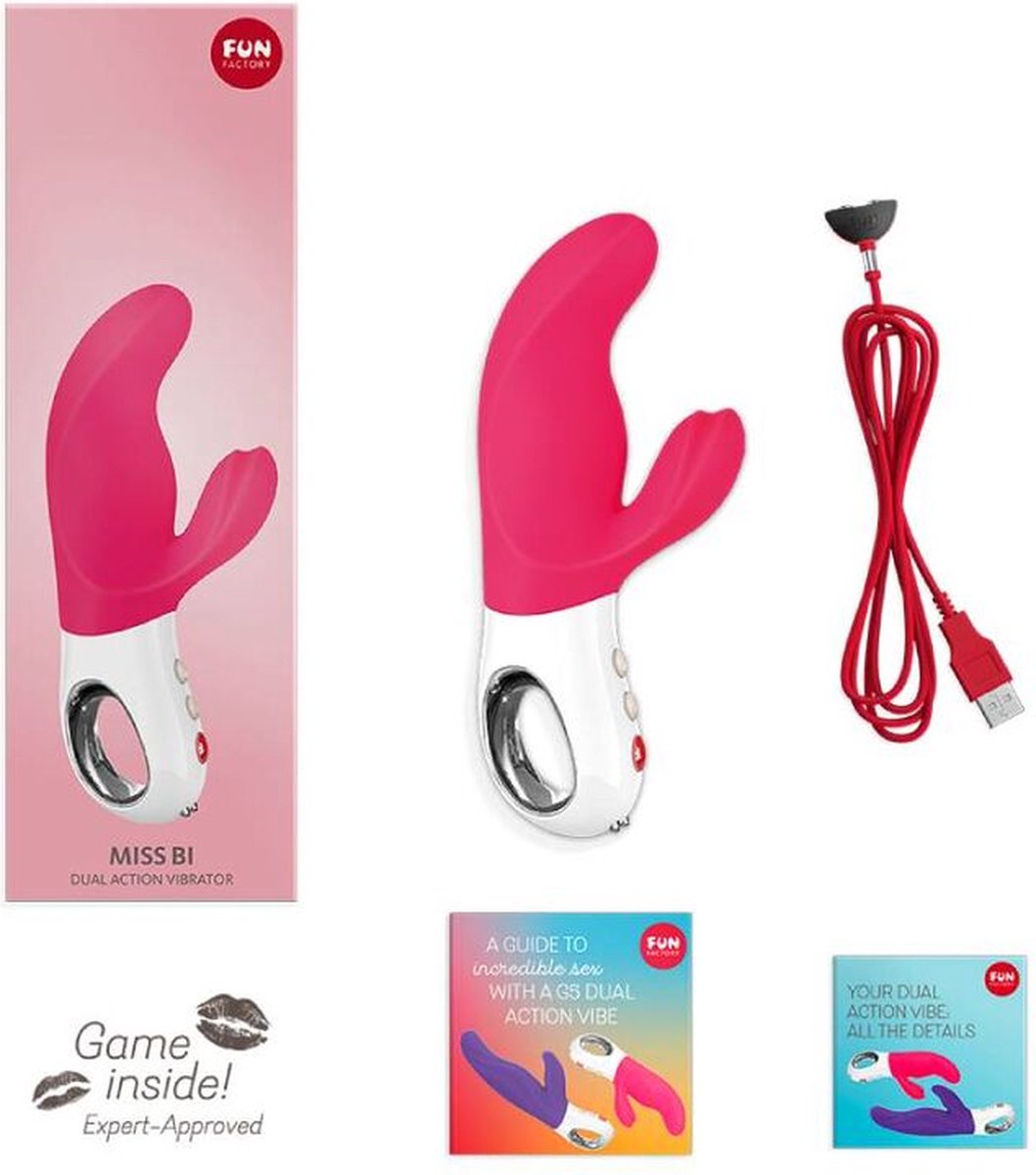 Fun Factory Miss Bi Rabbit Vibrator - - Paars