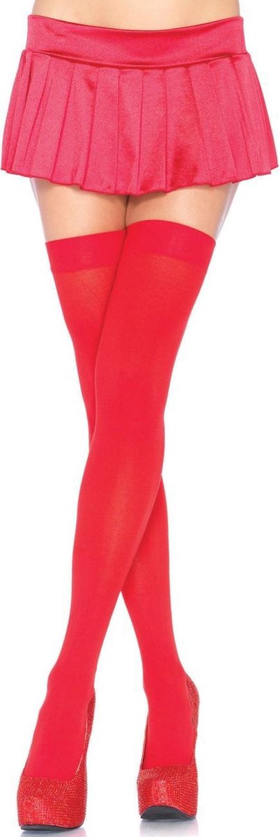 Leg Avenue Nylon Kousen - - Wit