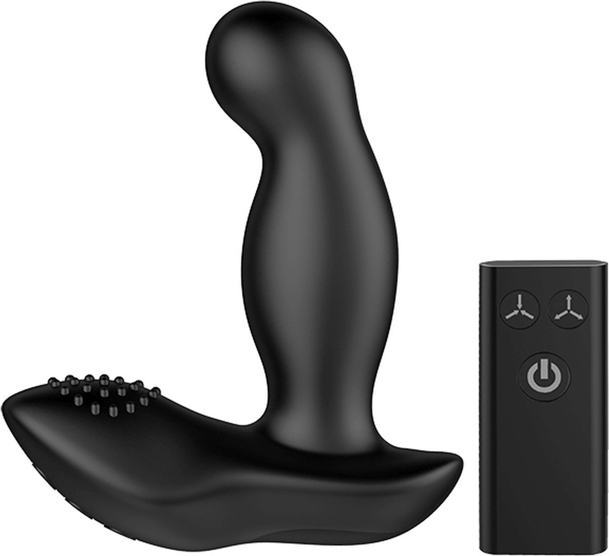 Nexus - Boost Vibrerende en Opblaasbare Prostaat Vibrator - diameter 46 mm - Zwart