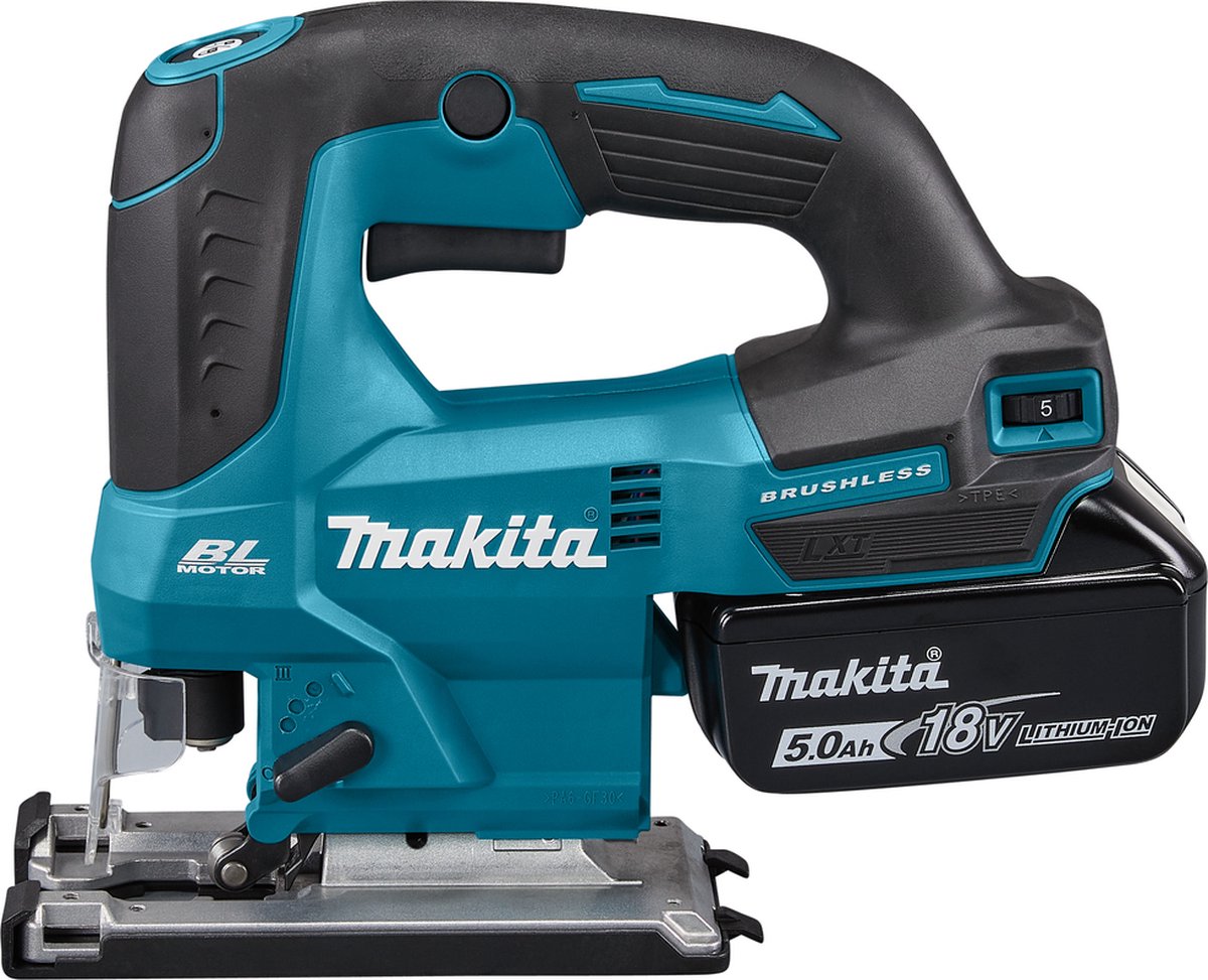 Makita DJV184RTJ | 18V Decoupeerzaag | D-greep | 5,0 Ah accu (2 st) | snellader | in Mbox