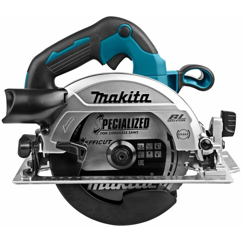 Makita - DHS661ZJU 18V Litio-Ion batería Cierra circular en Mbox - 165mm - sin escobillas