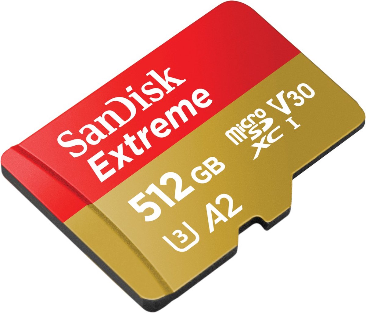 Sandisk MicroSDXC Extreme 512GB 190mb/s