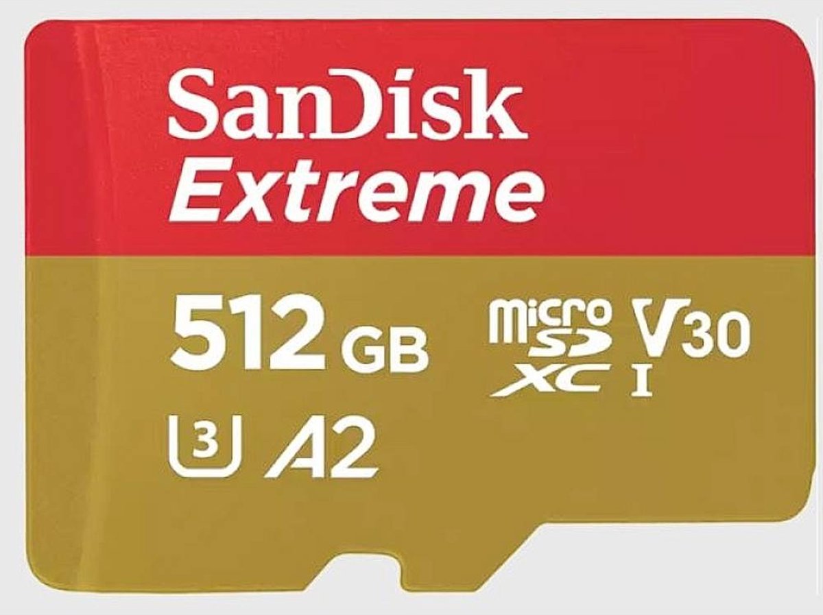 Sandisk MicroSDXC Extreme 512GB 190mb/s