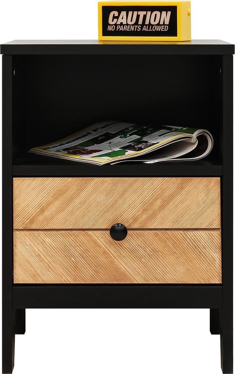 Bopita Nachtkastje Job - Vintage Honey - Bruin