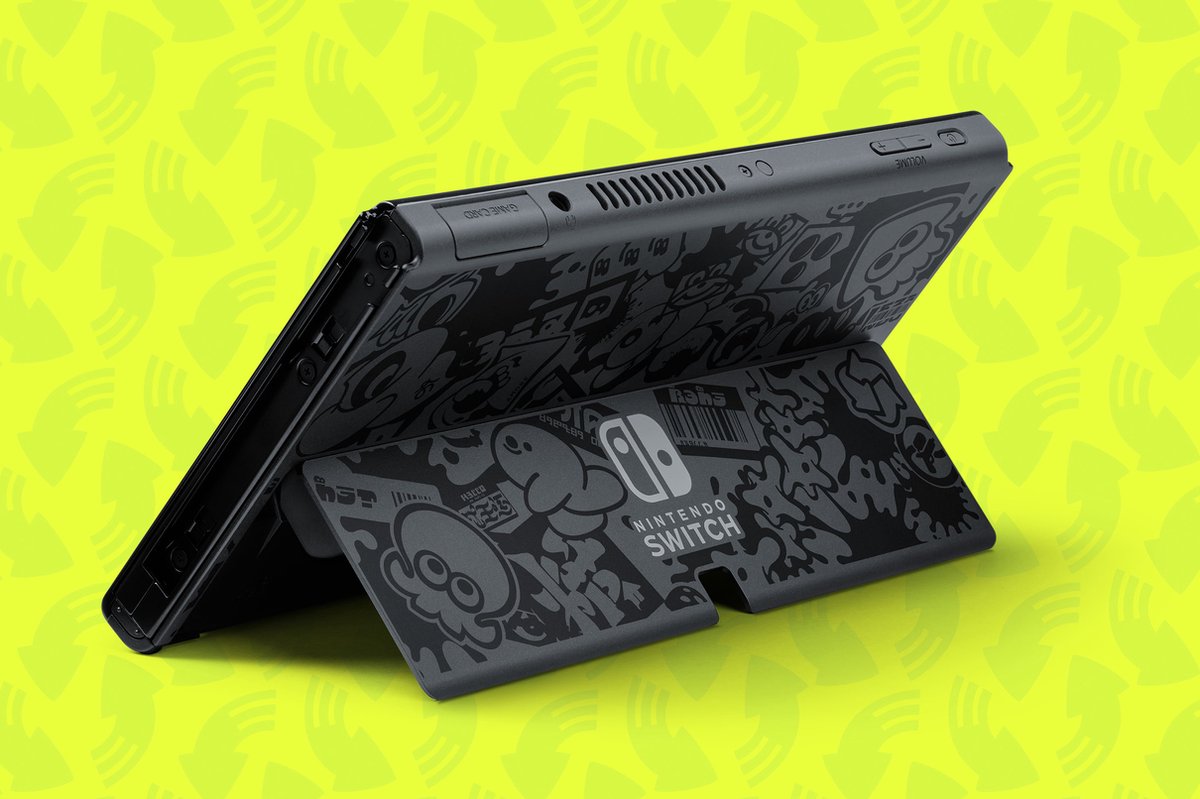 Nintendo Sch OLED-model - Splatoon 3 Limited Edition - Wit