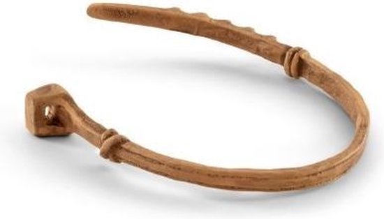 Schleich -beeldje 41416 - Boerderijdier - Westernzadel Met Cowboy - Zwart