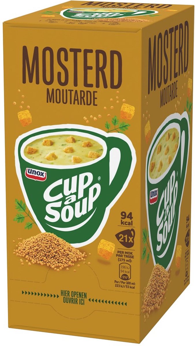 Cup A Soup Cup-a-Soup - Mosterd - 21x 175ml