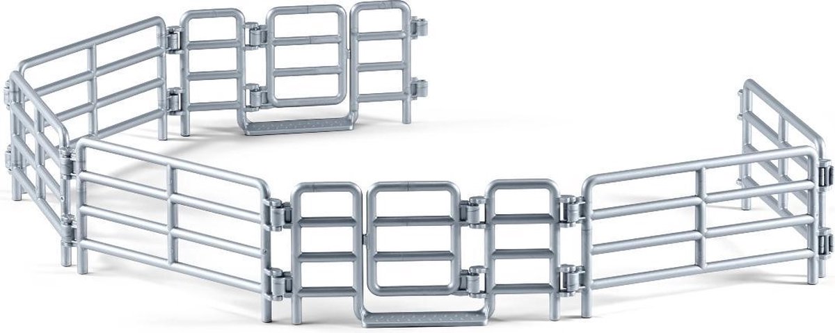 Schleich Farm World 42487 - Beeldje Clôture Corral - Grijs