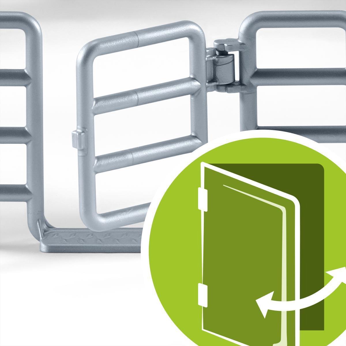 Schleich Farm World 42487 - Beeldje Clôture Corral - Grijs