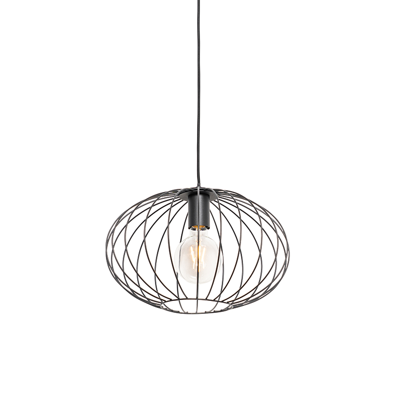 QAZQA Design hanglamp - Margarita - Zwart