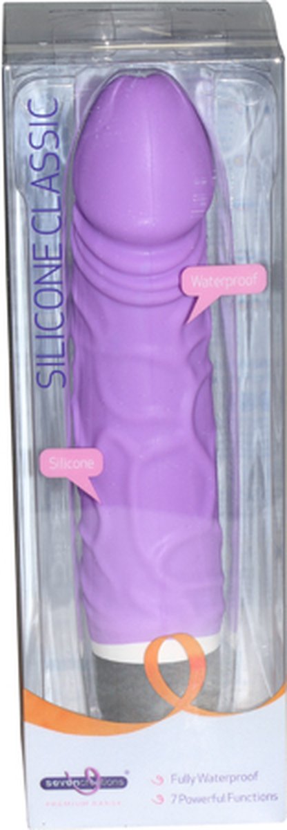 Seven Creations Purrfect klassieke vibrator met 7 standen - Paars