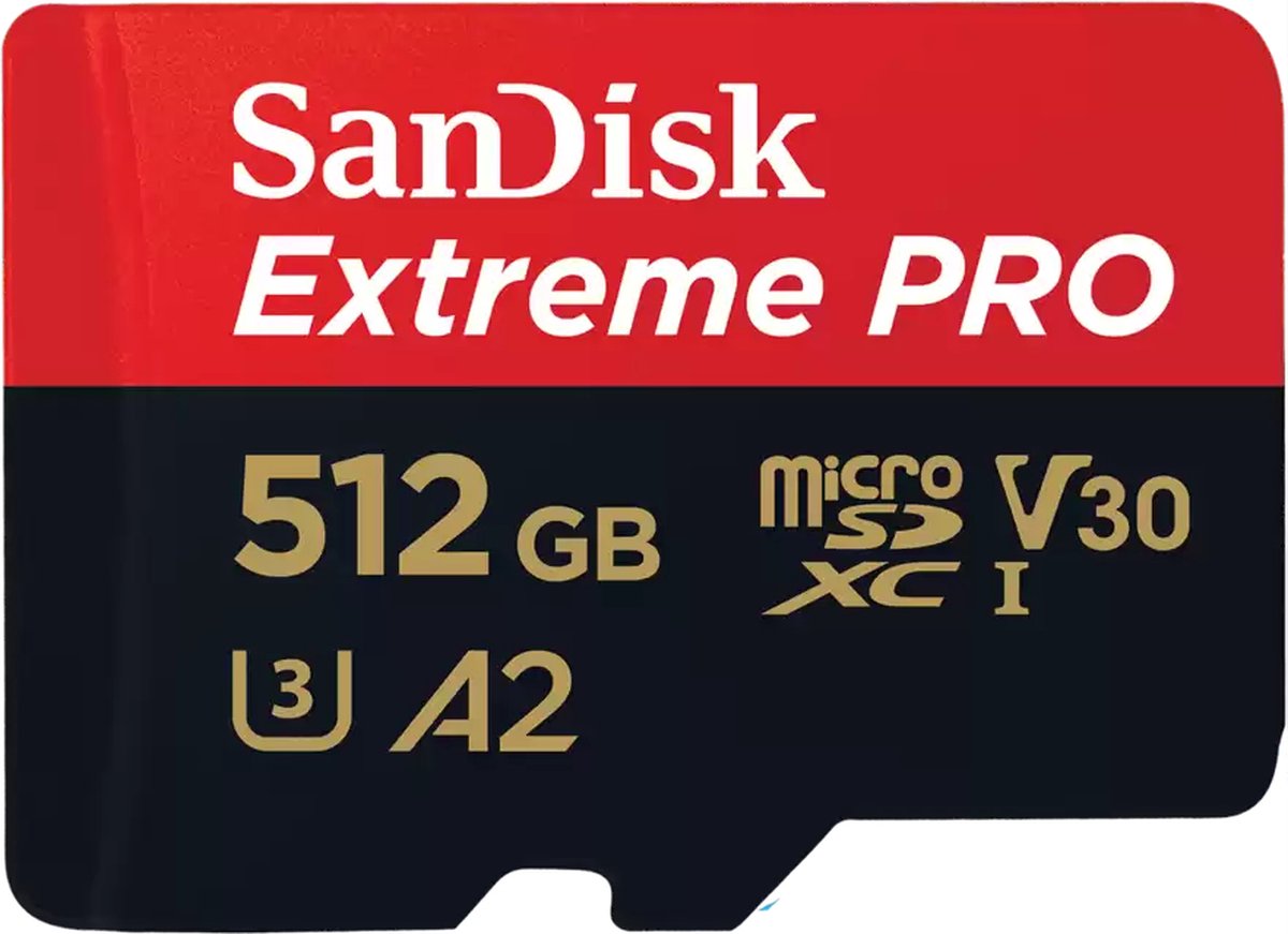 Sandisk MicroSDXC Extreme Pro 512GB 200mb/s