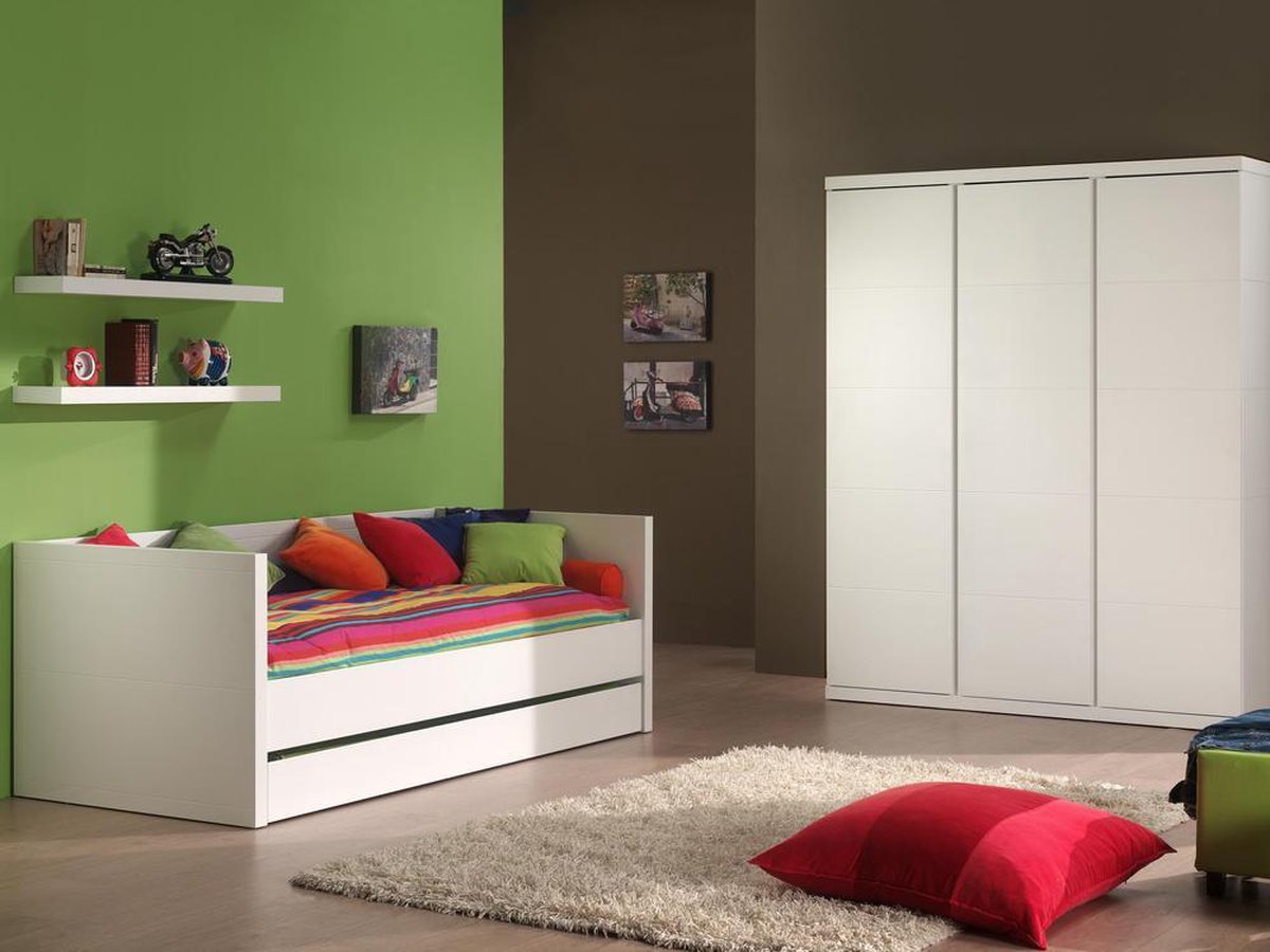 Vipack Kajuitbed Lara - 90 x 200 cm - - Wit