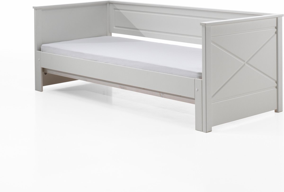 Vipack Kajuitbed Uitschuifbaar Pino - 90 x 200 cm - - Wit