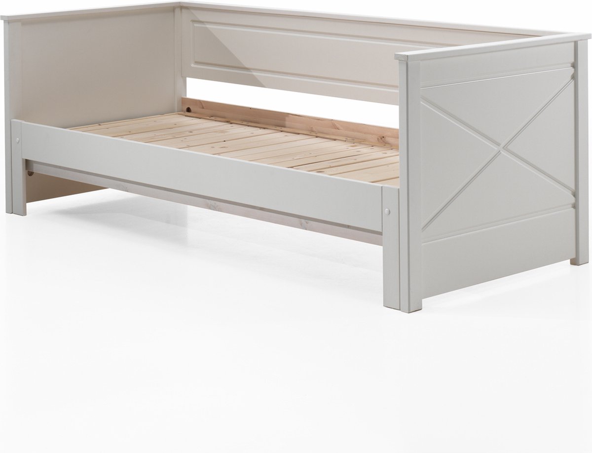 Vipack Kajuitbed Uitschuifbaar Pino - 90 x 200 cm - - Wit